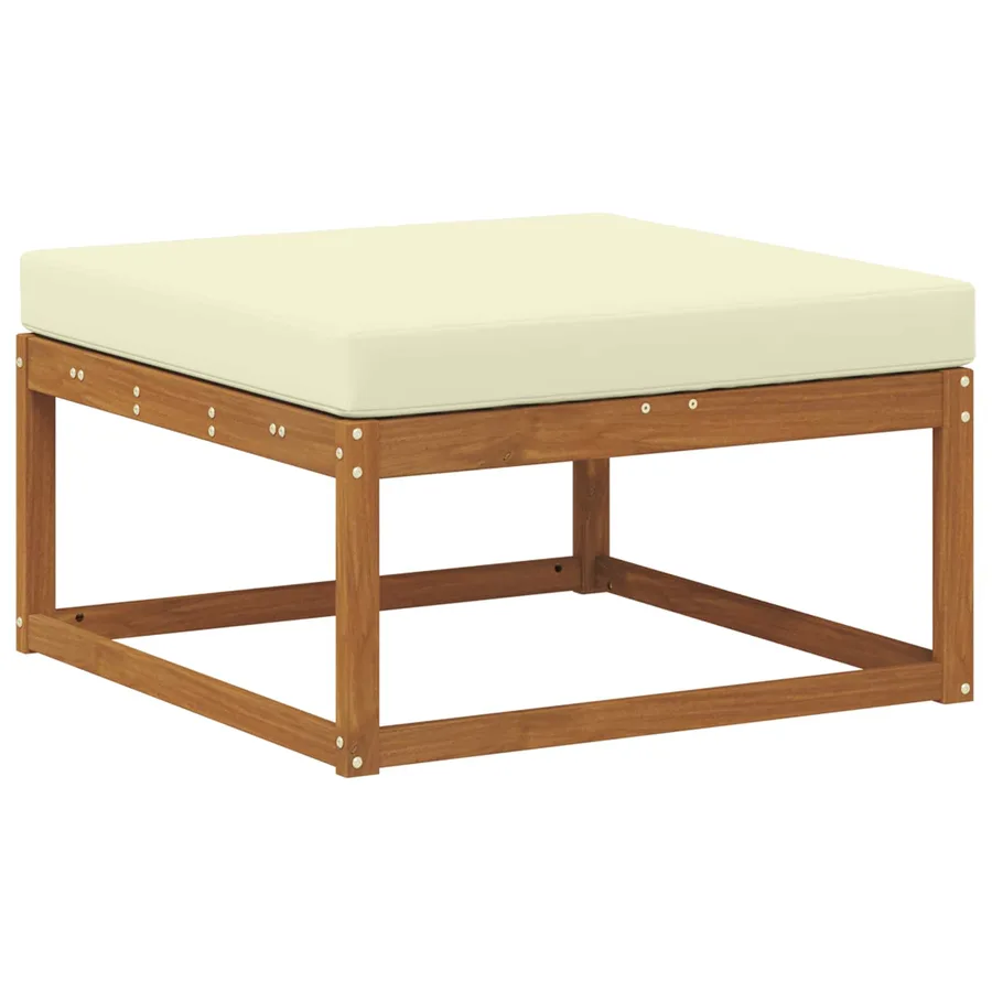 Ensemble de canapés d'extérieur 6 pcs Naturel et Crème - 4