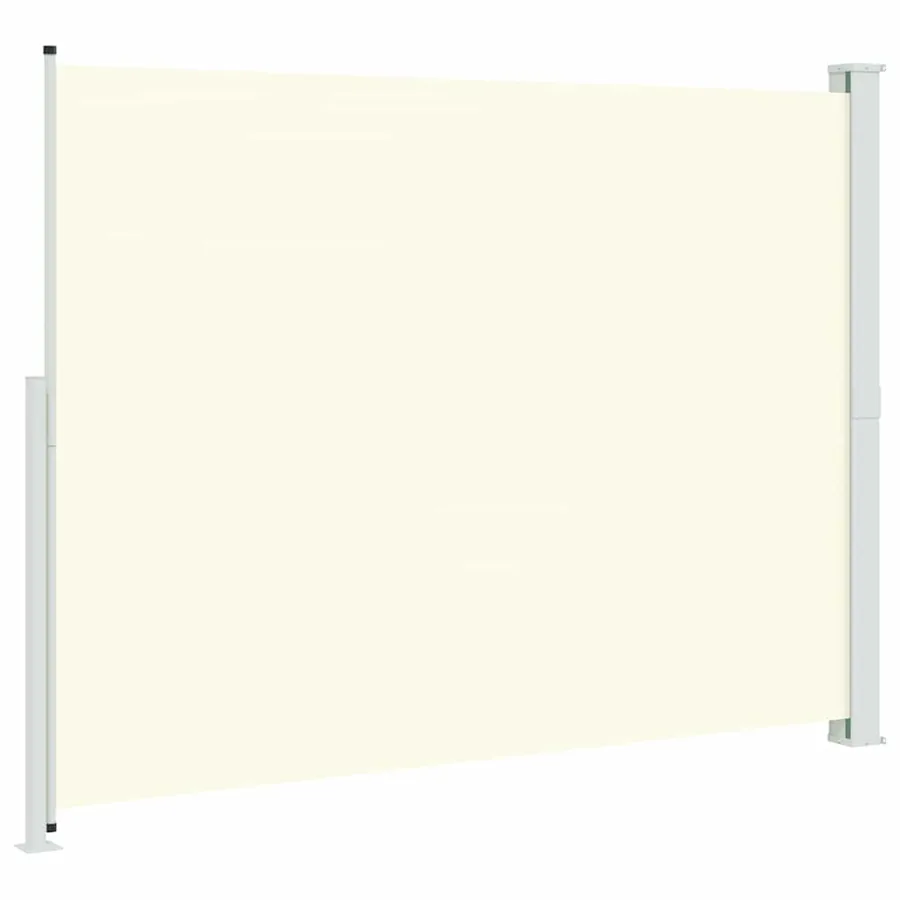 Auvent latéral rétractable de patio 220x300 cm Crème - 6