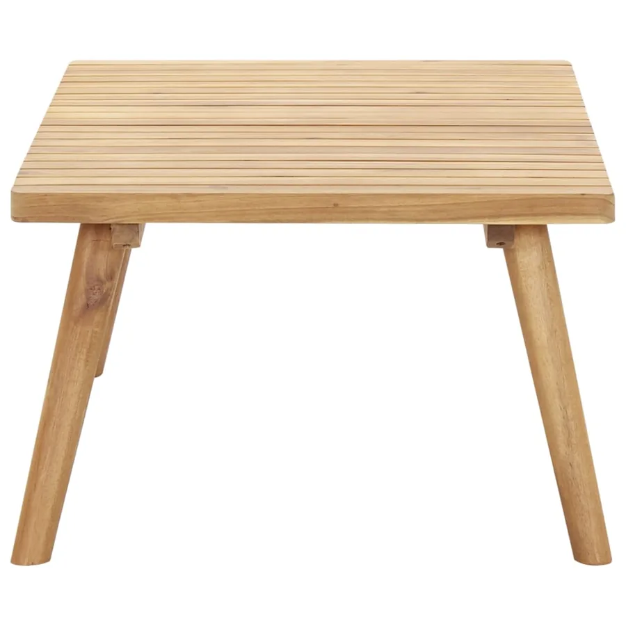 Salon de jardin 4 pcs avec coussins Bois d'acacia solide - 13