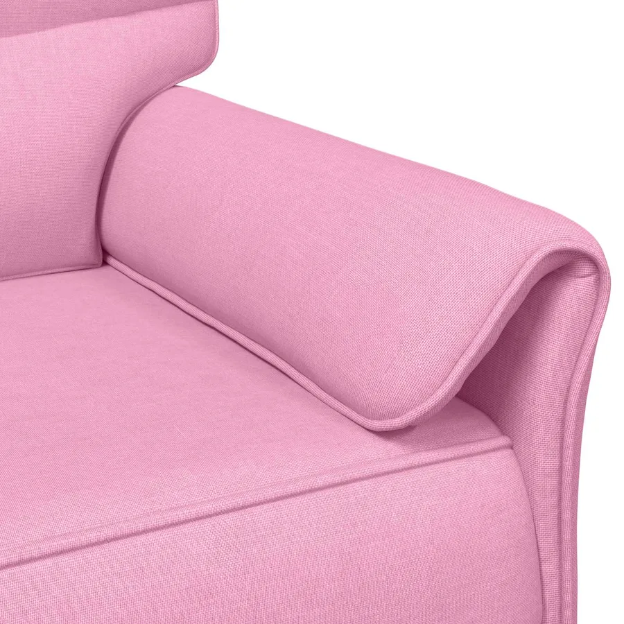 Canapé 100% polyester, cadre en métal, MDF, Contreplaqué - 6