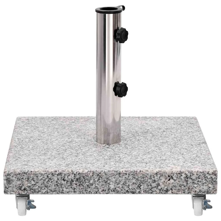 Socle de parasol Granite 30 kg Carré Gris - 4