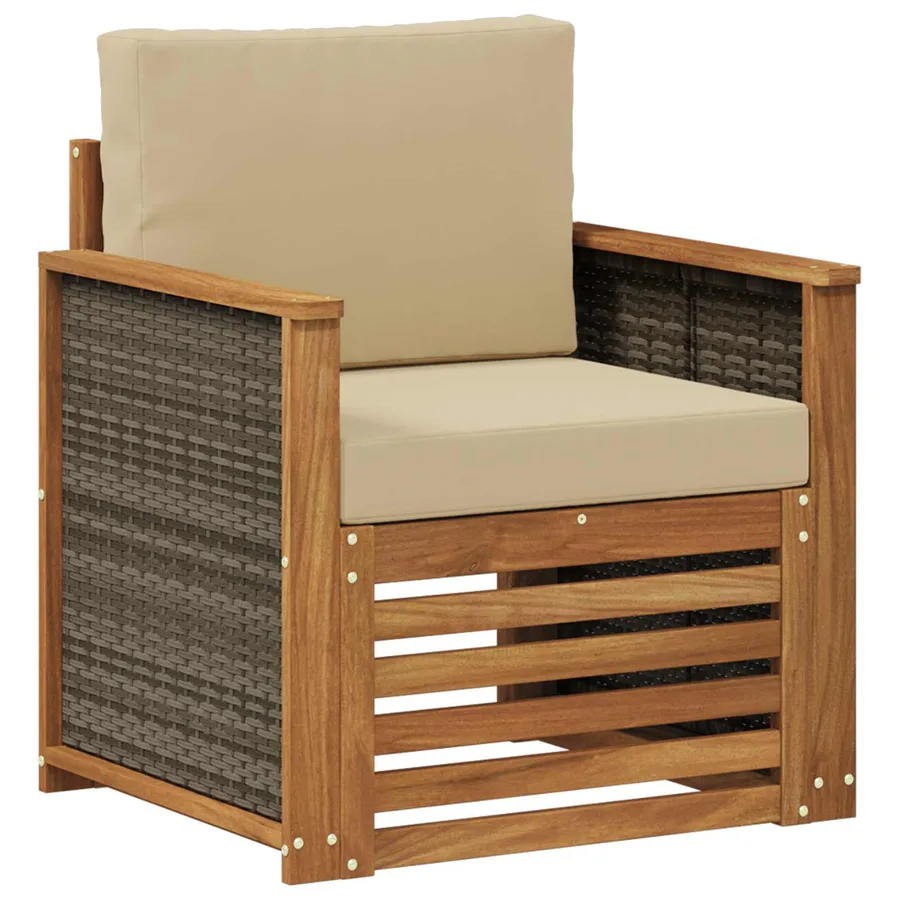 Sofa de milieu extérieur Naturel - 2