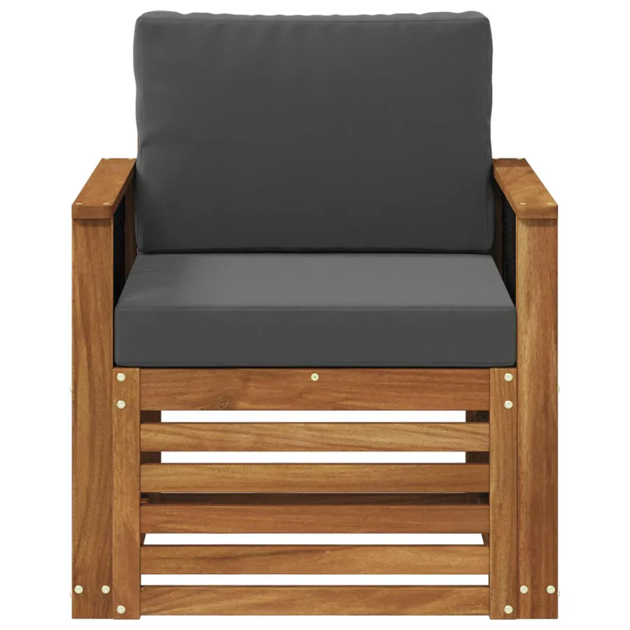 Sofa de milieu extérieur Naturel - 3