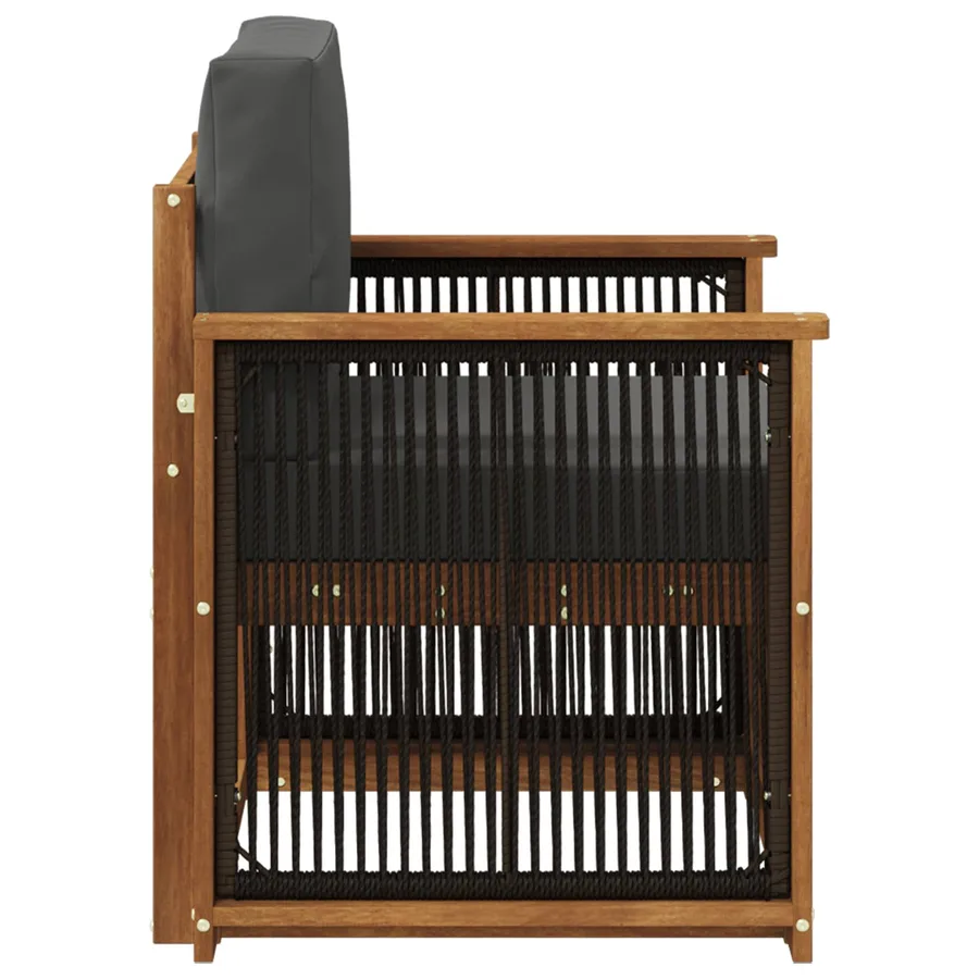 Sofa de milieu extérieur Naturel - 4
