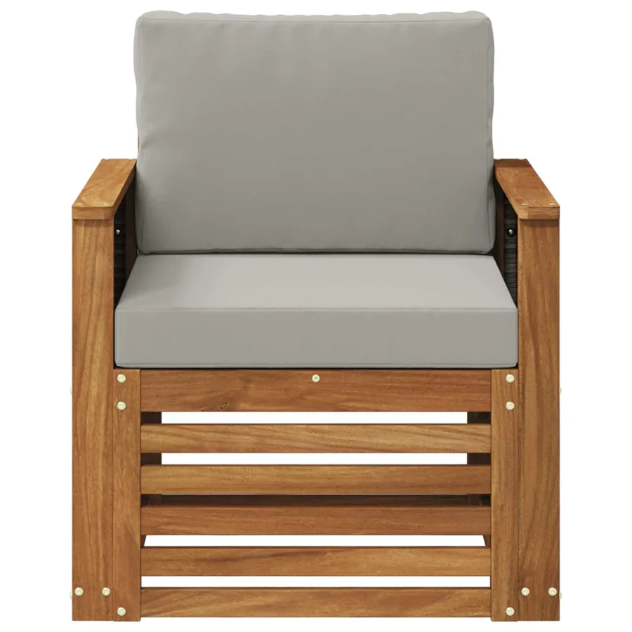 Sofa de milieu extérieur Naturel - 3
