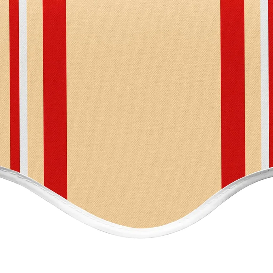 Tissu de remplacement pour auvent jaune et orange 3x2,5 m polyester - 5