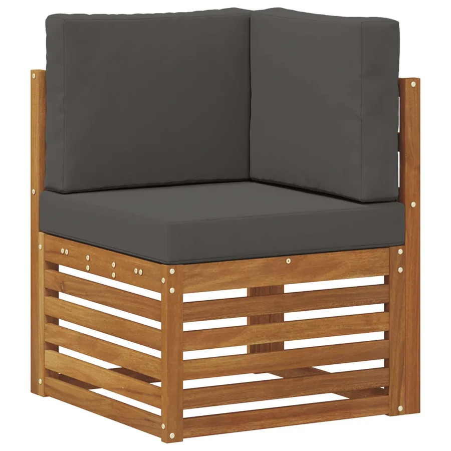 Ensembles de canapés Bois d'Acacia Massif - 4