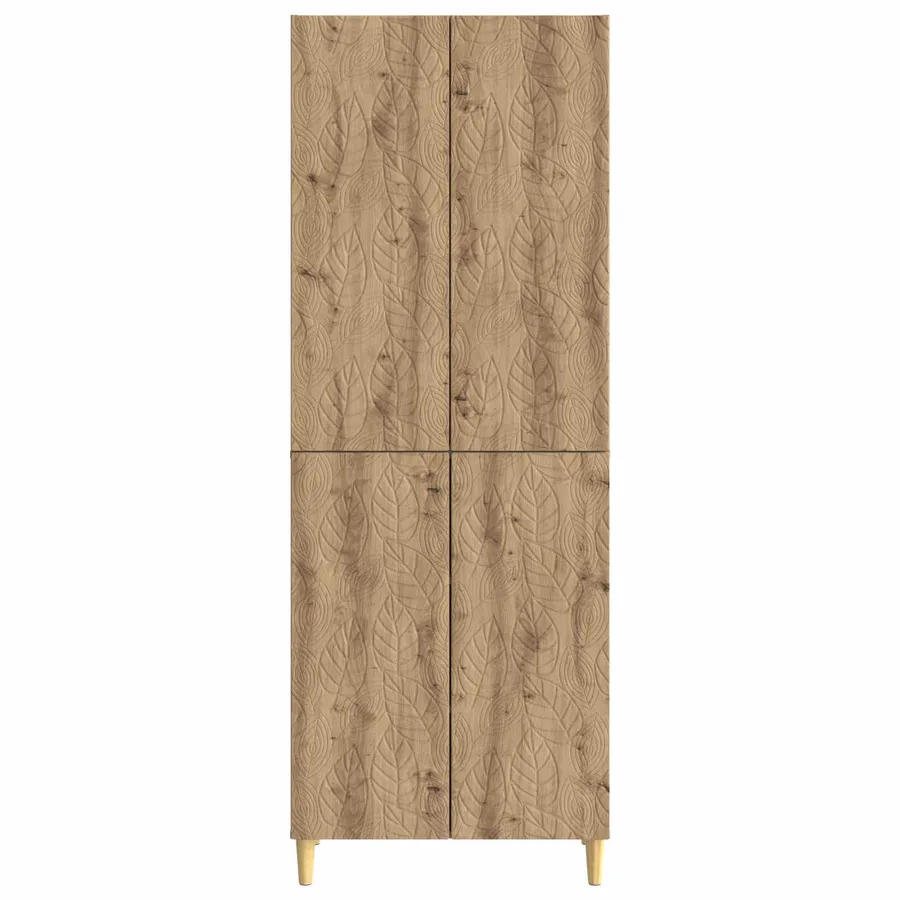 Ensemble de Meubles 2 pc Chêne artisanal Bois d'ingénierie - 5