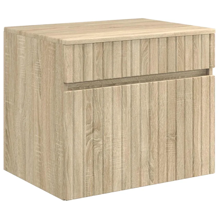 Ensemble d'armoire de salle de bain 4 pcs Chêne Sonoma - 6
