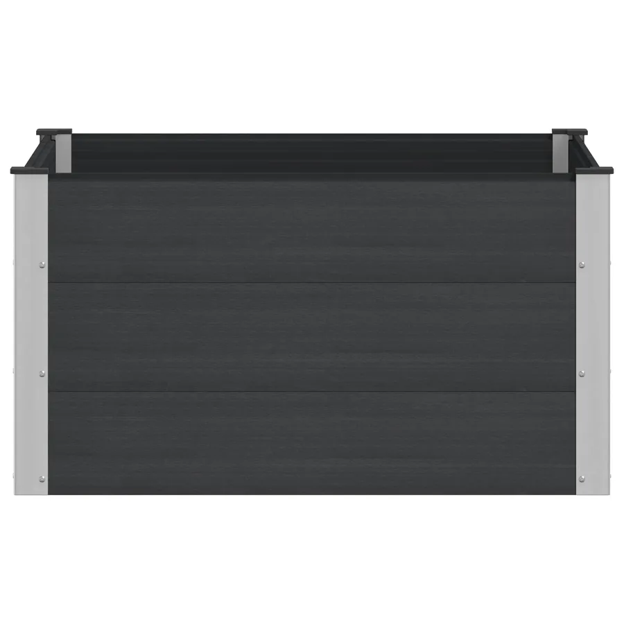 Jardinière surélevée Noir 100 x 100 x 54 cm - 3