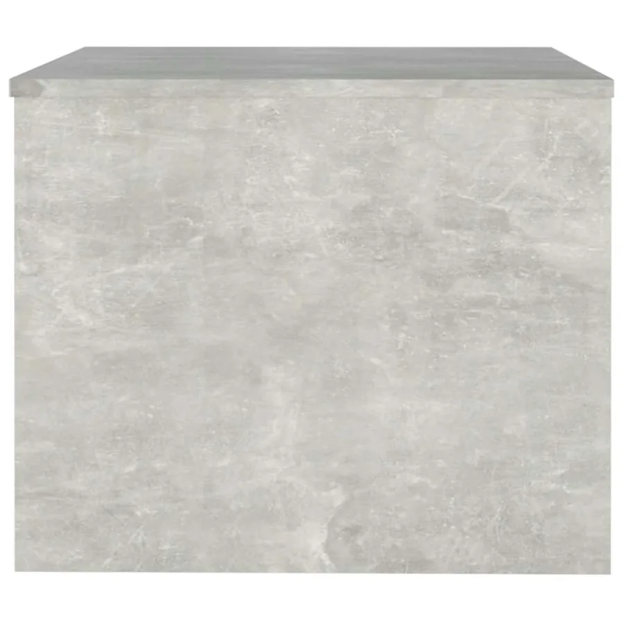 Table basse Gris béton 80x50x40 cm Bois d'ingénierie - 7