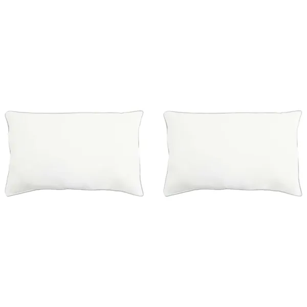 Oreiller 2 pcs Blanc 40 x 60 cm Fibre de bambou