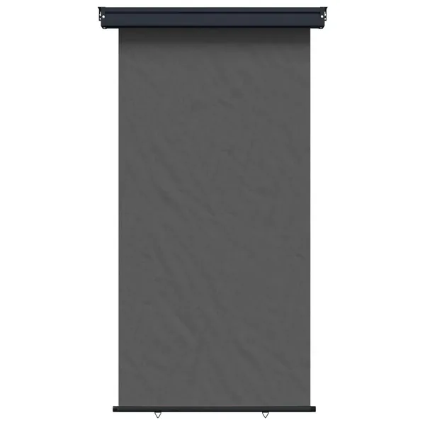Store latéral de balcon 117 x 250 cm 100% polyester fer acier