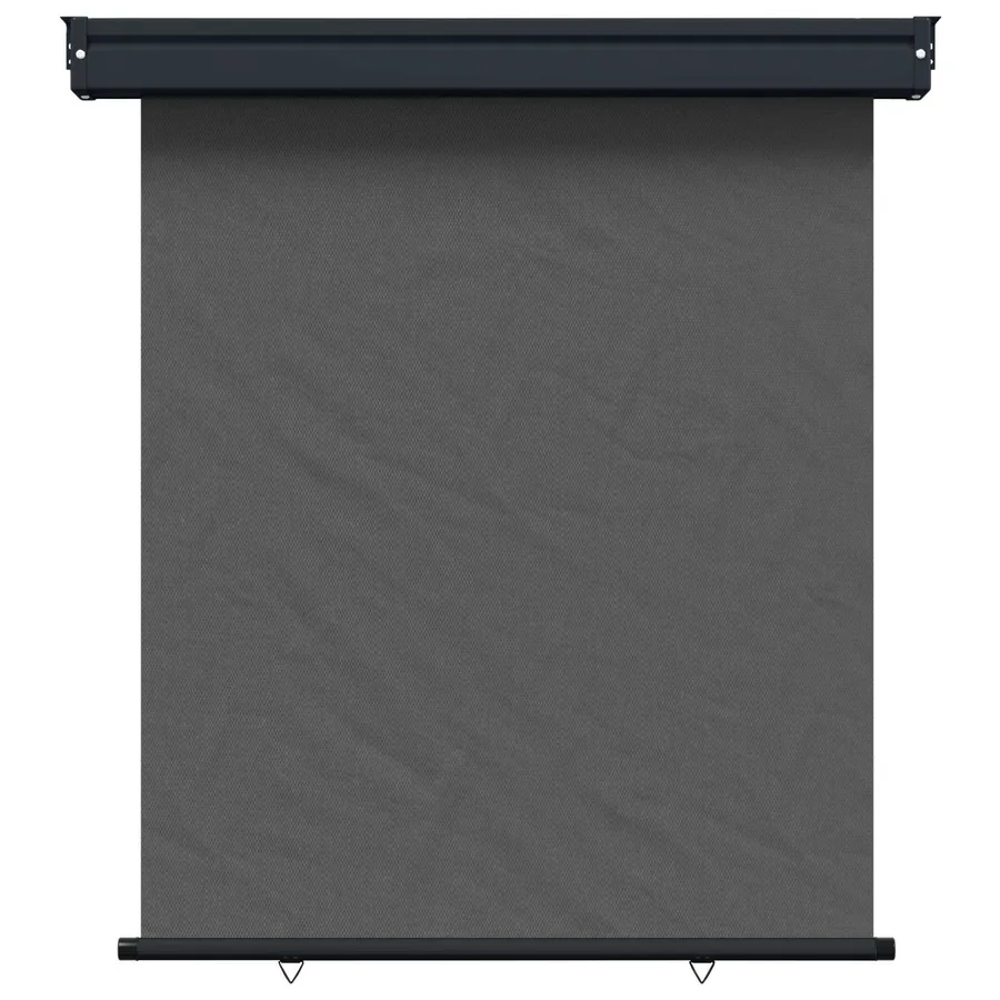 Store latéral de balcon 117 x 250 cm 100% polyester fer acier - 2