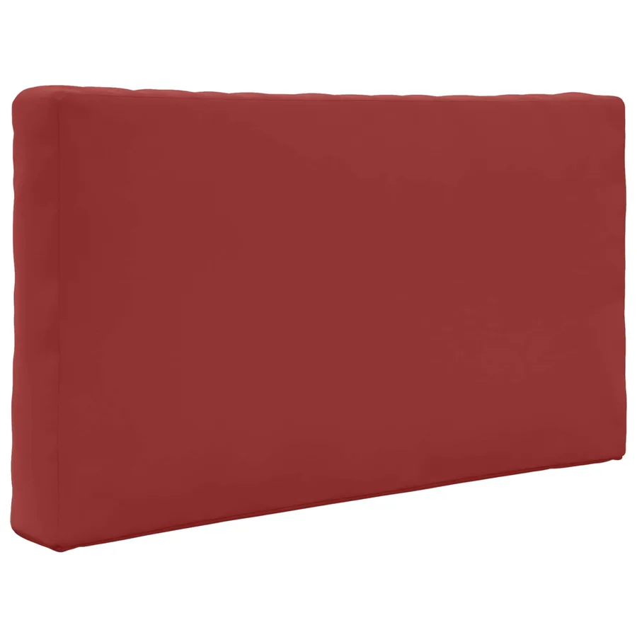 Coussin de canapé d'extérieur 3 pcs Bordeaux Polyester - 5