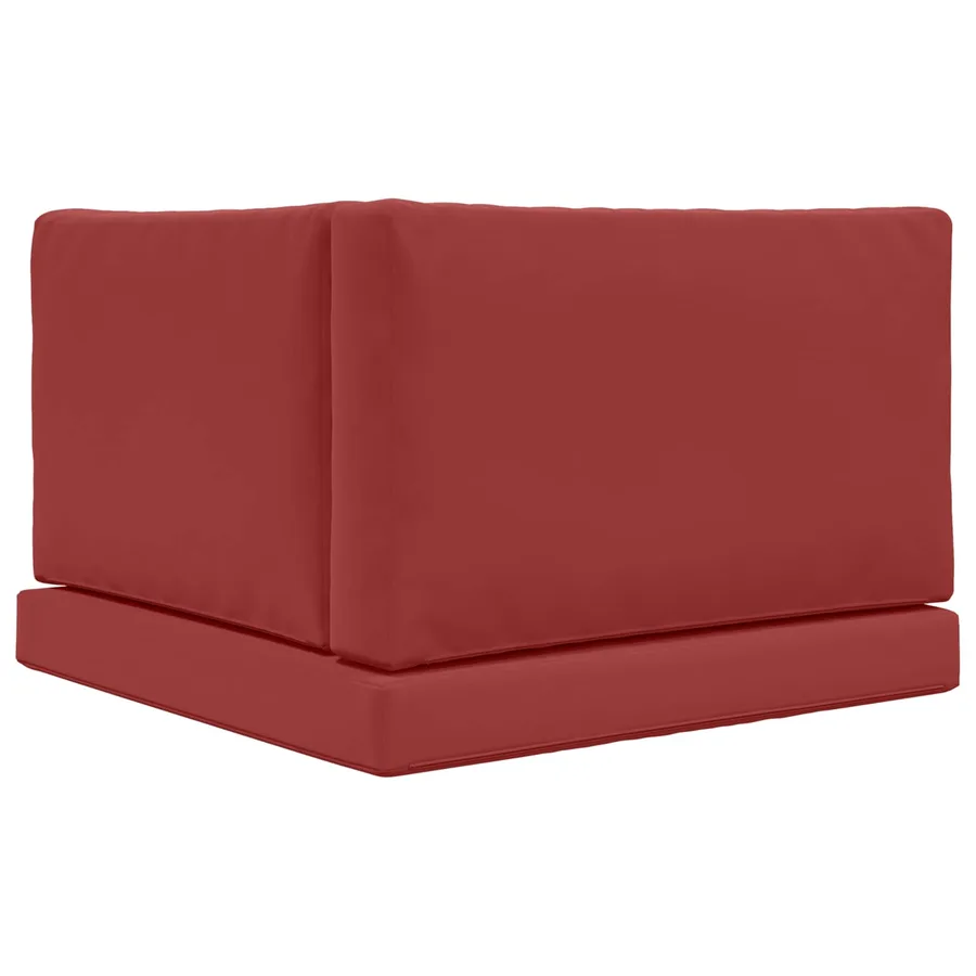 Coussin de canapé d'extérieur 3 pcs Bordeaux Polyester - 7