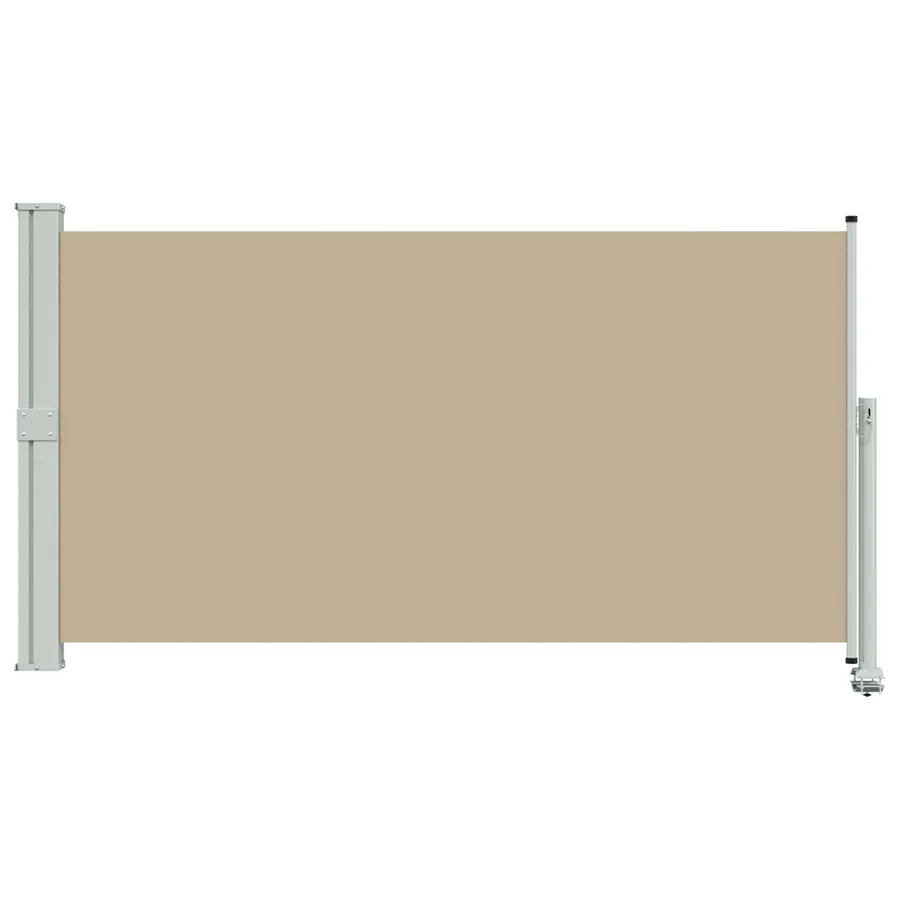 Auvent latéral 140 x 300 cm 100% polyester fer acier - 2