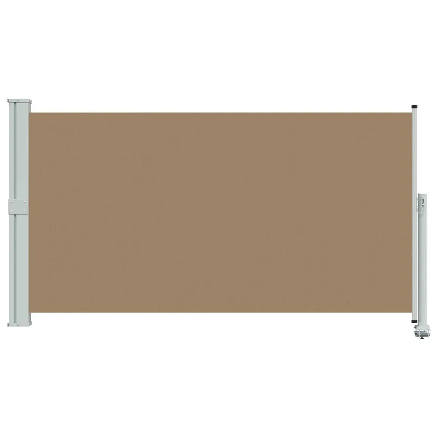 Auvent latéral 140 x 300 cm 100% polyester fer acier - 2