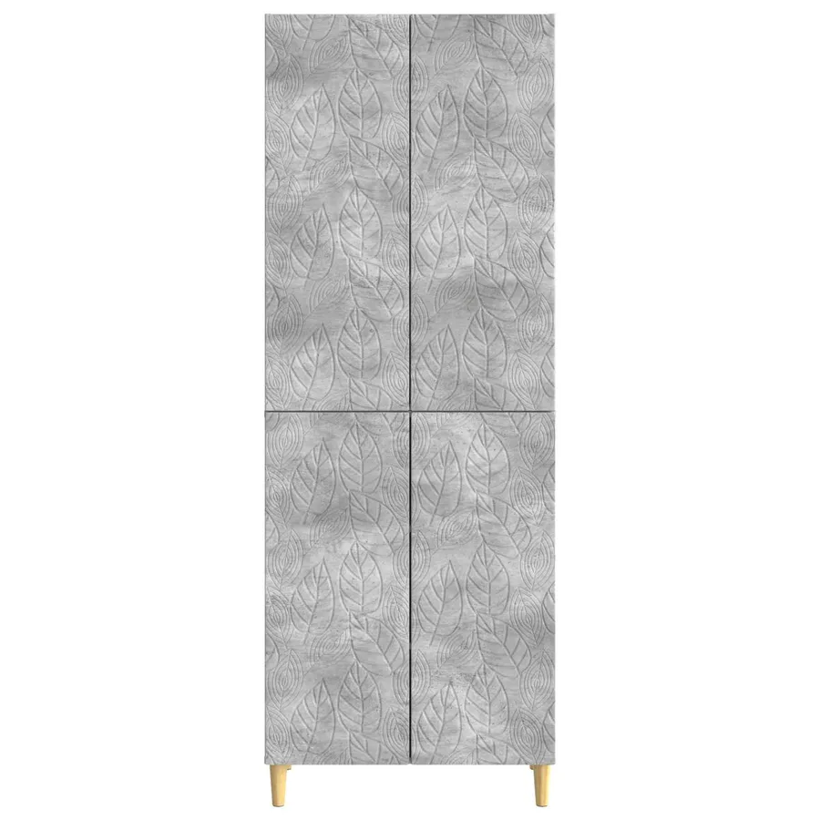 Ensemble de Meubles 2 pcs Gris béton Bois d'ingénierie - 5