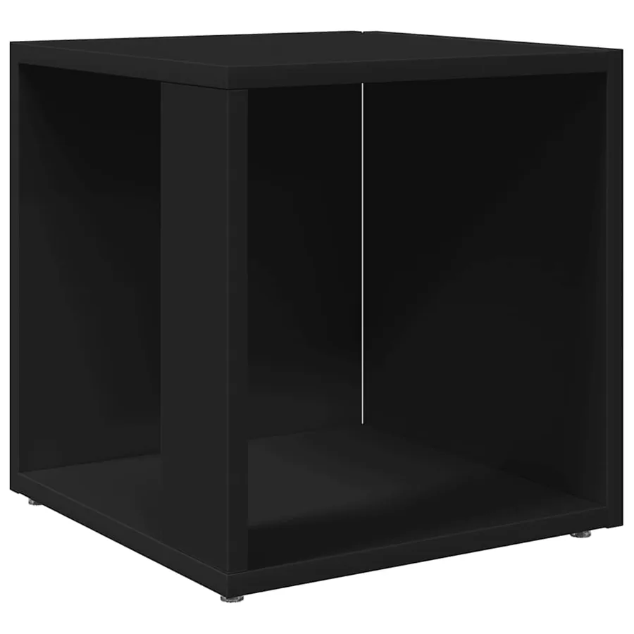 Table d'appoint Noir 33x33x34,5 cm Aggloméré - 2