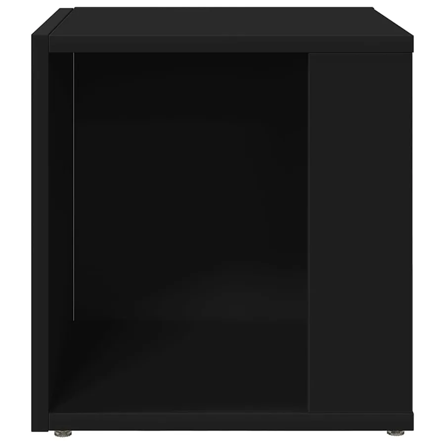 Table d'appoint Noir 33x33x34,5 cm Aggloméré - 4