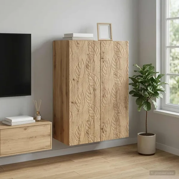 Armoire Murale 66 x 34,5 x 90 cm Bois d'ingénierie
