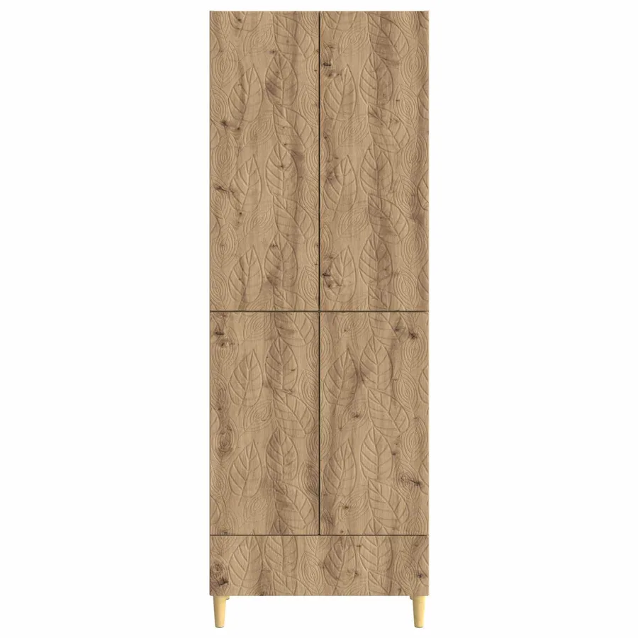 Ensemble de Meubles 2 pc Chêne artisanal Bois d'ingénierie - 5