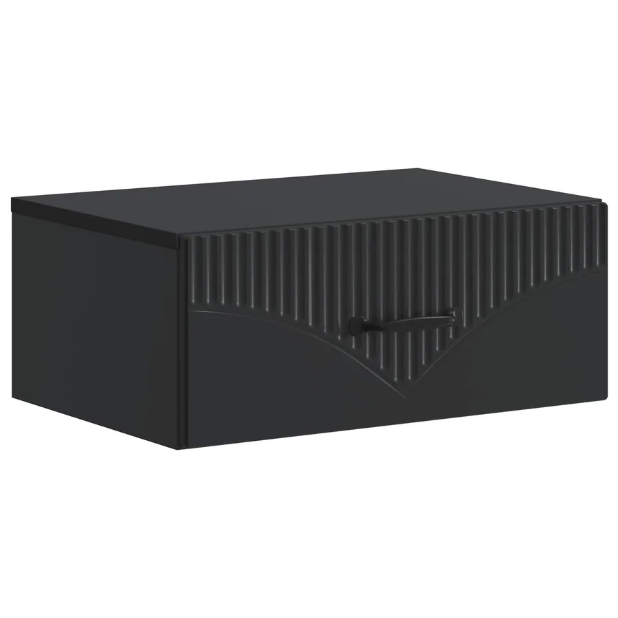 Cabinet de chevet mural 2 pcs Noir 49 x 34,5 x 20 cm - 5