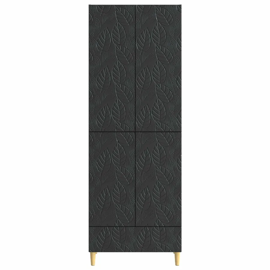 Ensemble de Meubles 2 pcs Noir Bois d'ingénierie - 5