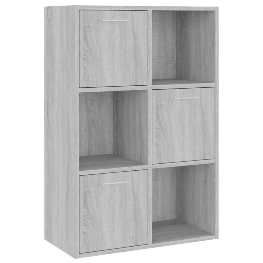 Armoire de rangement Sonoma gris 60x29,5x90 cm - 2