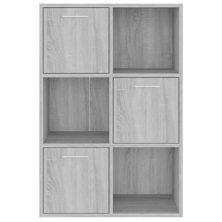 Armoire de rangement Sonoma gris 60x29,5x90 cm - 3