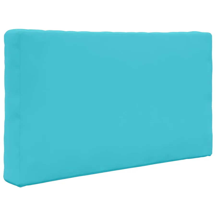 Coussin de canapé d'extérieur 3 pcs Turquoise Polyester - 5