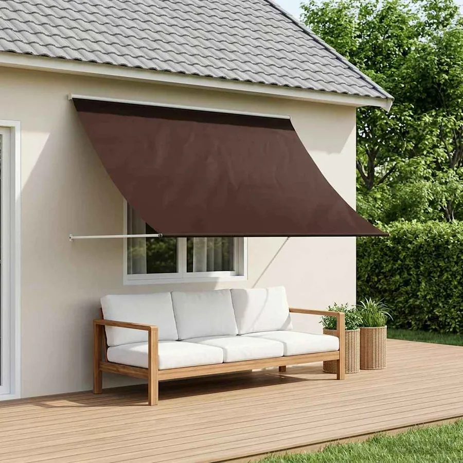 Auvent Marron 150 x 150 cm