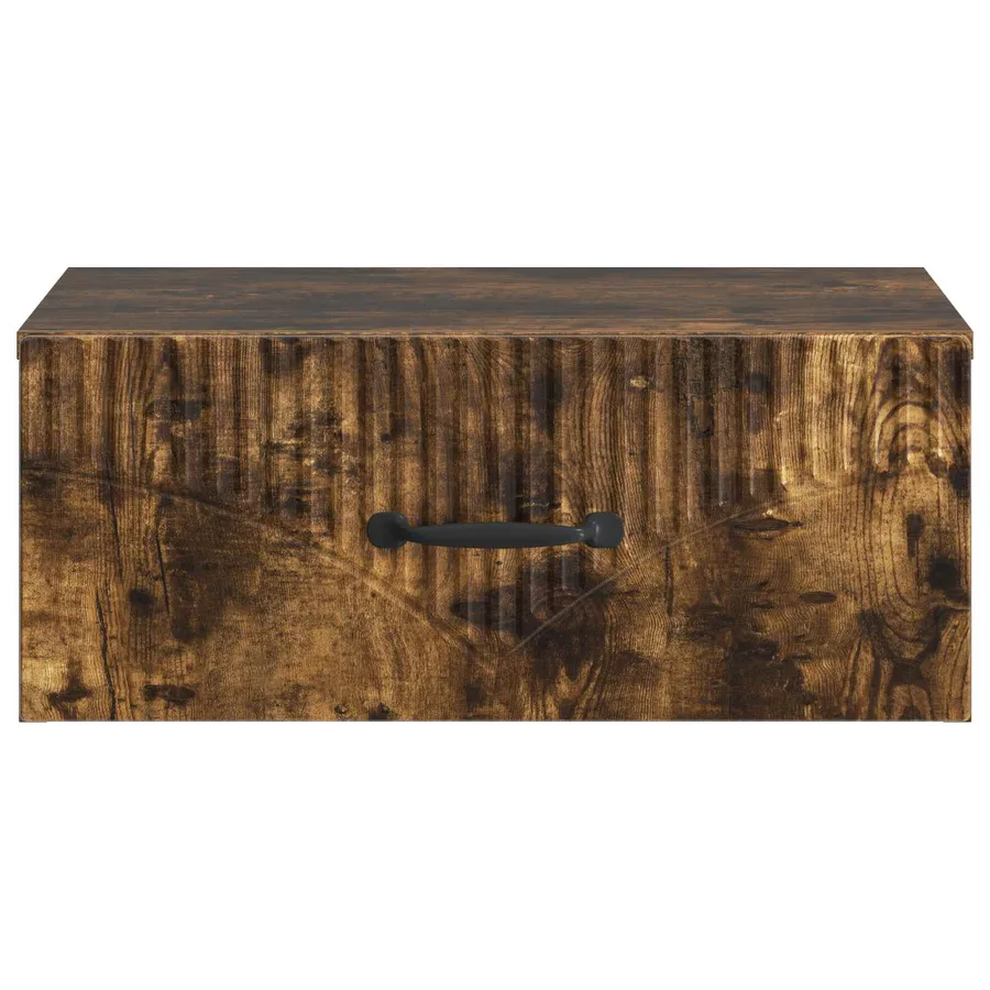 Cabinet de chevet mural 2 pcs Chêne fumé 49 x 34,5 x 20 cm - 7