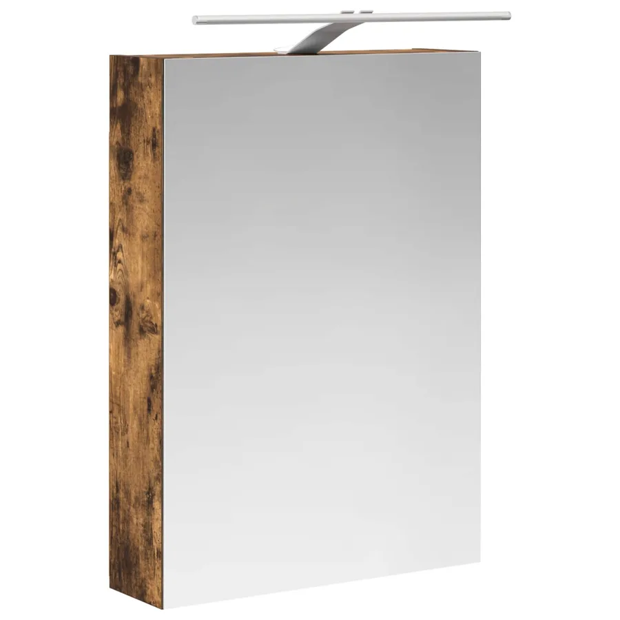 Ensemble d'armoire de salle de bain 5 pcs Chêne fumé - 7