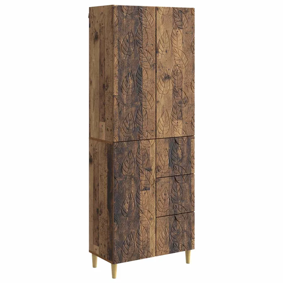 2 pcs Bois ancien - 2