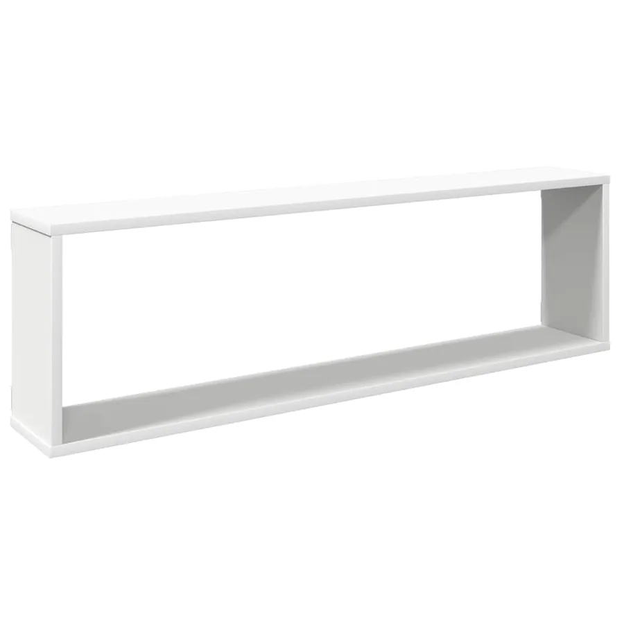 Étagères cube murales 2 pcs blanc 100x15x30cm bois d'ingénierie - 5