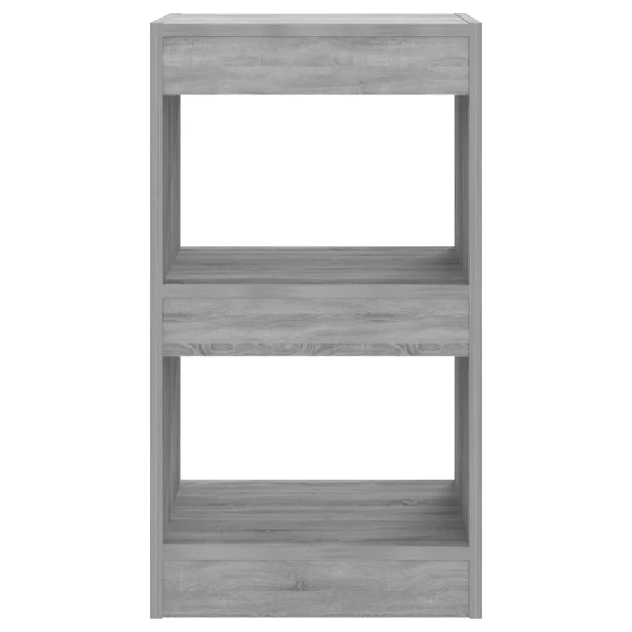 Bibliothèque/Séparateur de pièce Sonoma gris 40x30x72 cm - 3