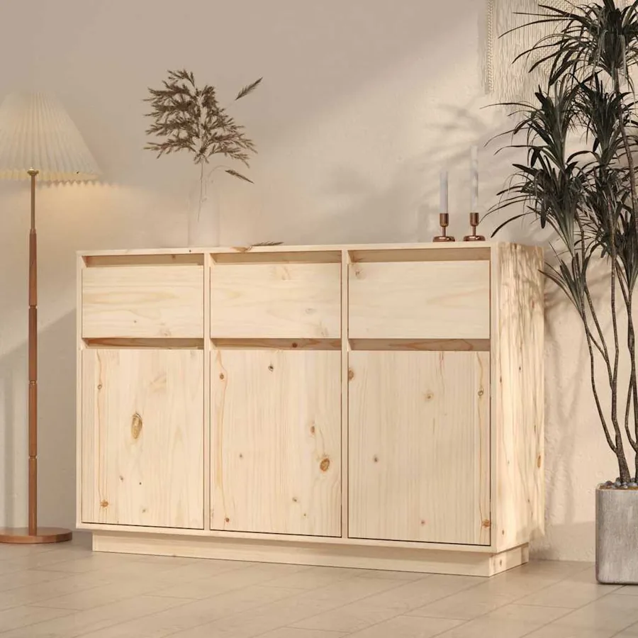 Buffet 111x36x75 cm Bois massif de pin