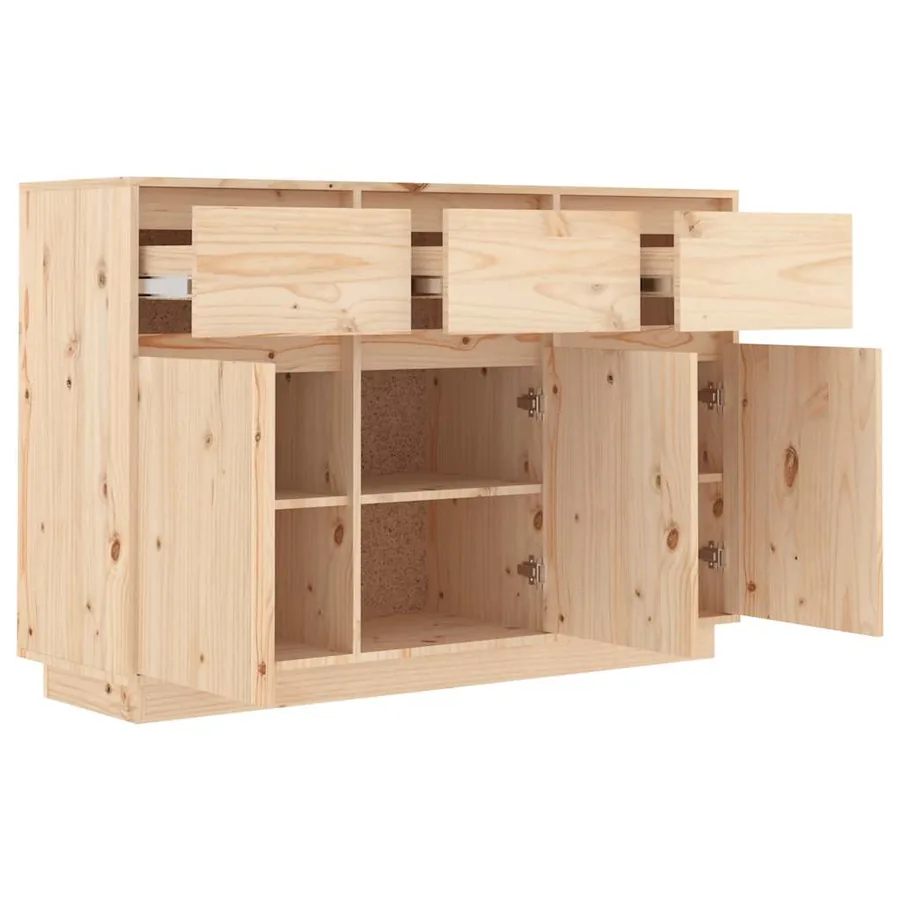 Buffet 111x36x75 cm Bois massif de pin - 4