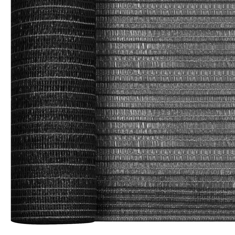Filet brise-vue Anthracite 1,5x25 m PEHD 150 g/m² - 2