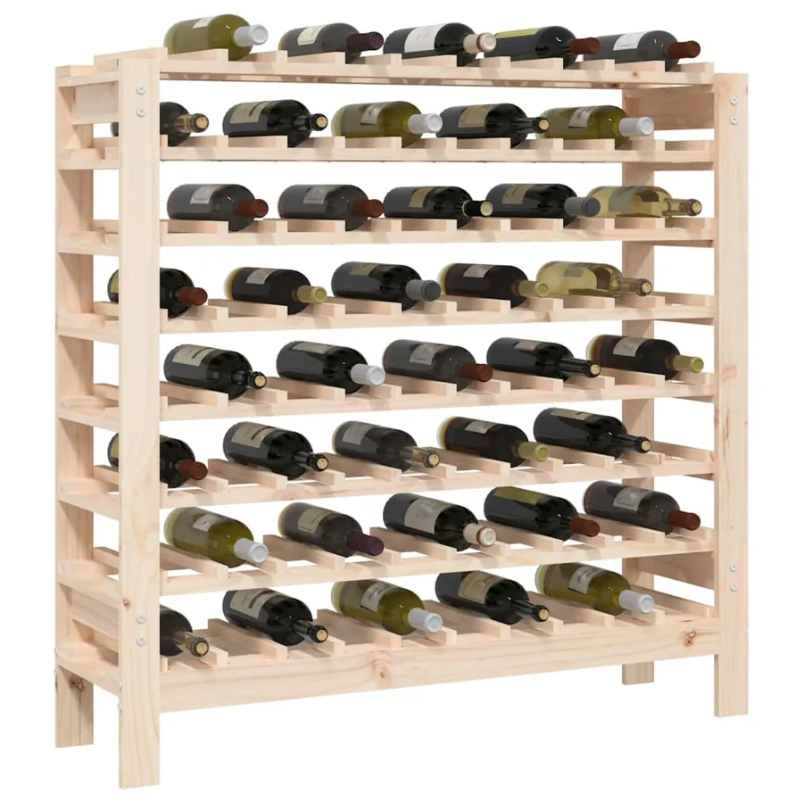 Casier à vin 109,5x30x107,5 cm Bois de pin massif - 4