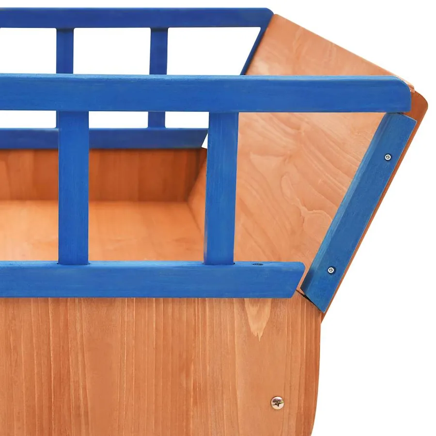 Bac à sable bateau pirate Bois de sapin 190x94,5x101 cm - 7