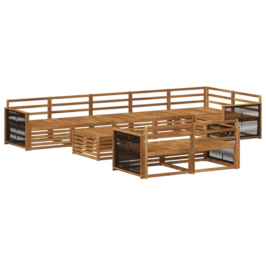 Ensemble de canapés d'extérieur 9 pcs - 2