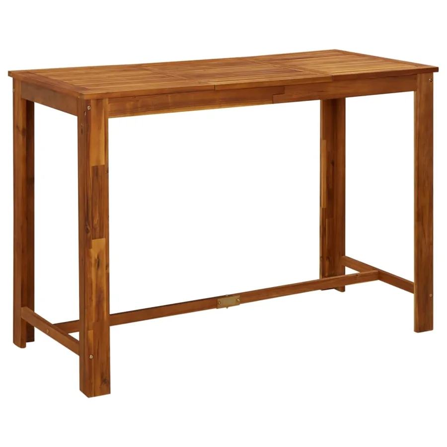 Ensemble de bar de jardin 9 pcs Bois d'acacia solide - 3