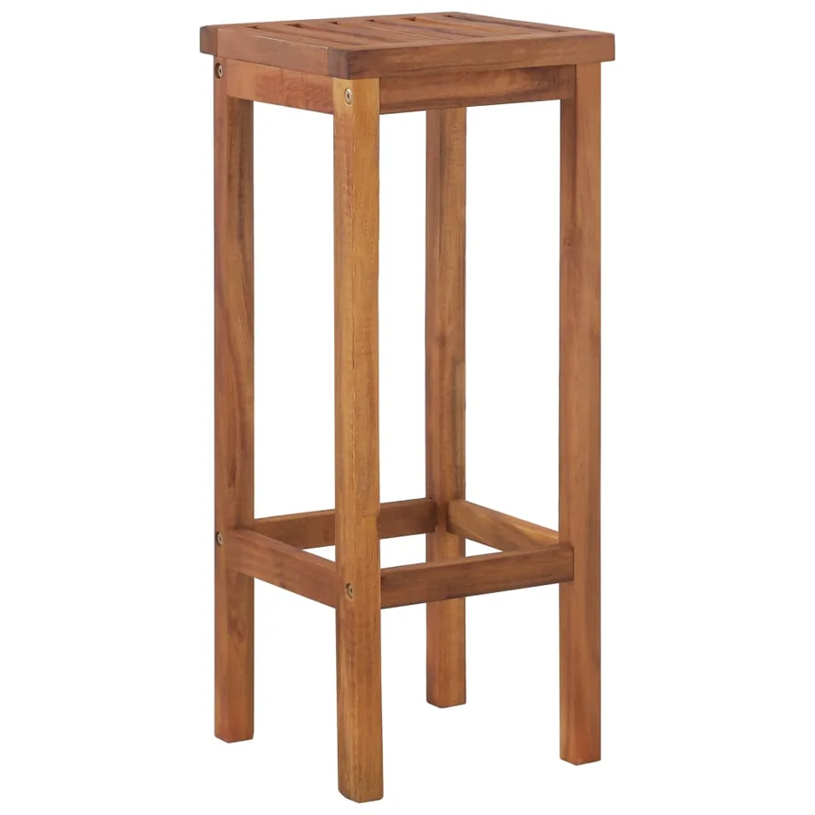 Ensemble de bar de jardin 9 pcs Bois d'acacia solide - 7