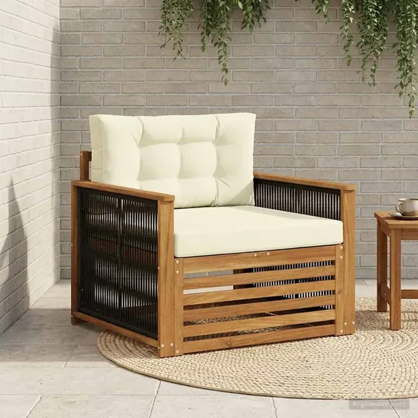 Sofa de milieu extérieur Naturel