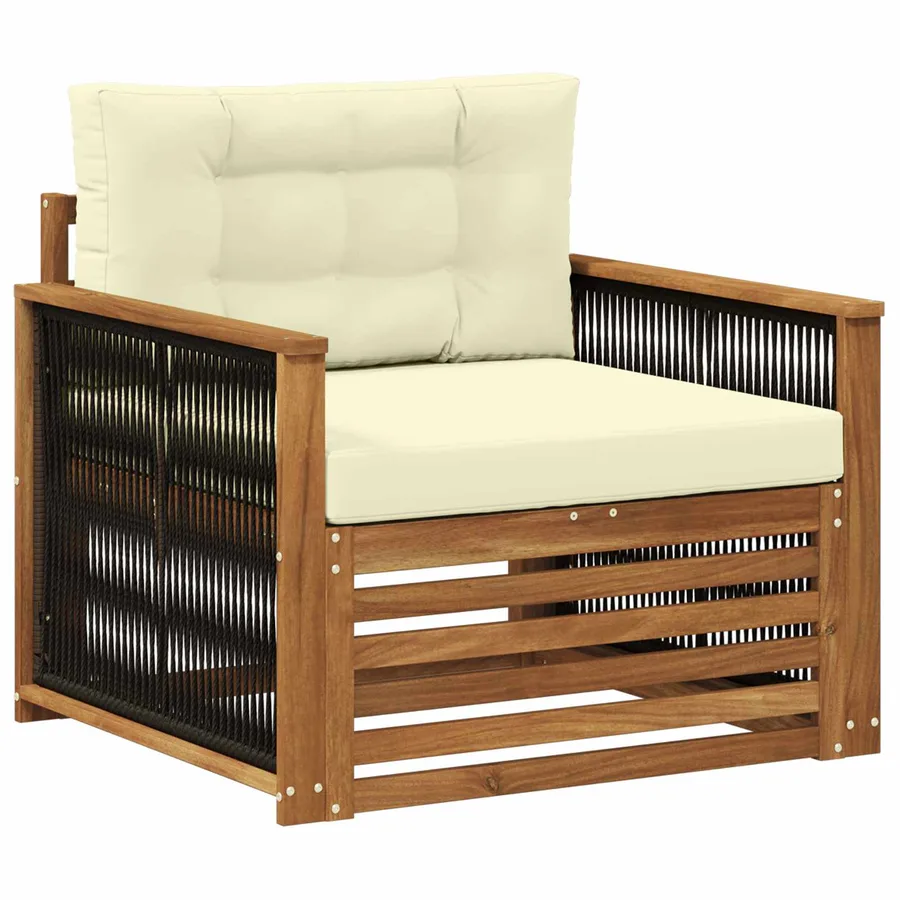 Sofa de milieu extérieur Naturel - 2