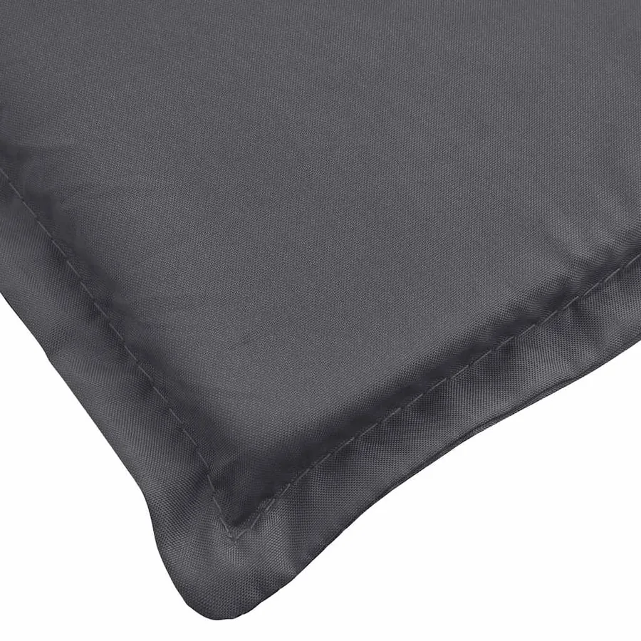 Coussin de chaise de terrasse anthracite (75+105)x50x4 cm - 7