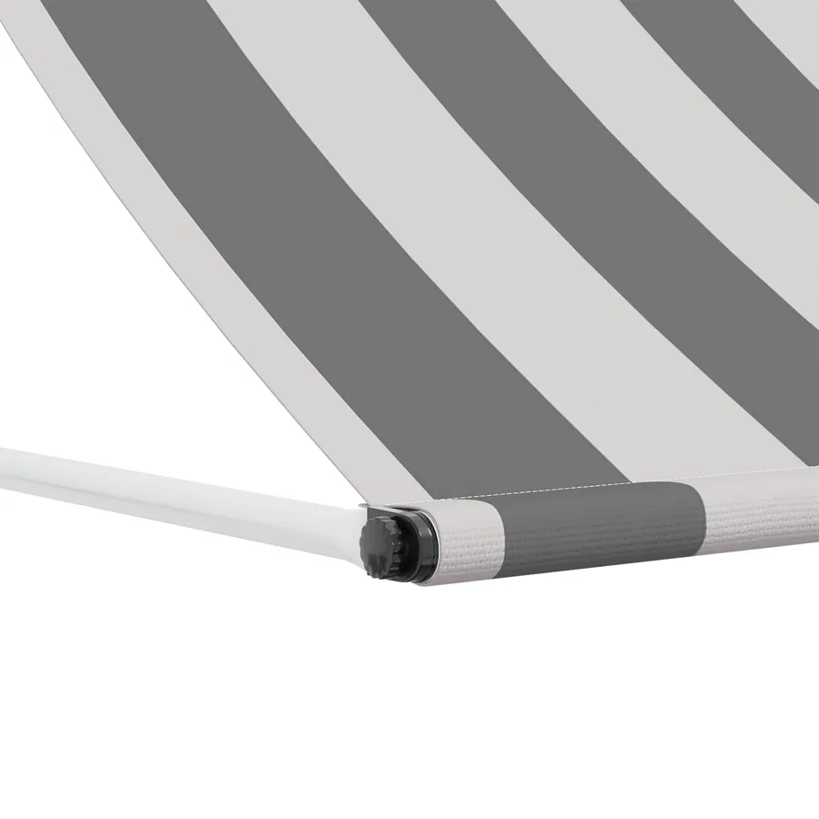 Auvent Anthracite et blanc 250 x 150 cm - 4
